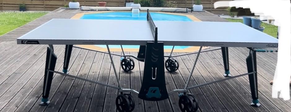 Cornilleau 400X Tischtennisplatte Outdoor Blau klappbar
