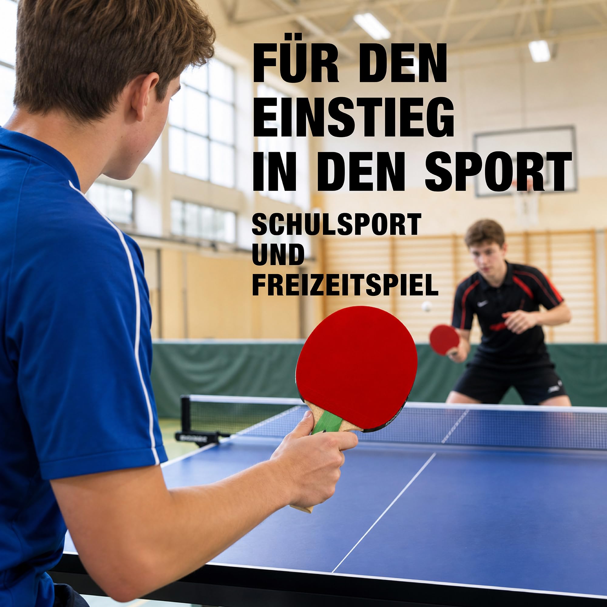 Schildkröt Top Team 400 Tischtennis-Set 2 Schläger Bälle