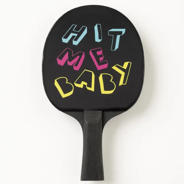 Mr. Tischtennis Hit me Baby Komplettschläger bunt