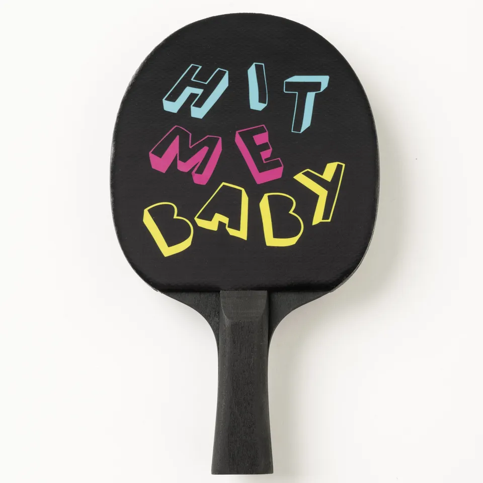 Mr. Tischtennis Hit me Baby Komplettschläger bunt
