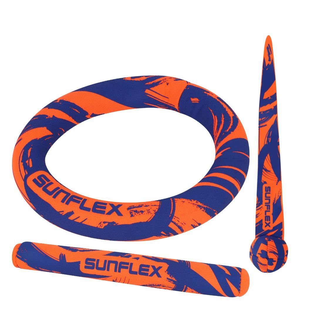 Sunflex Funky Scribble Tauchset 3er Orange Neopren