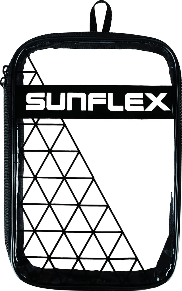 Sunflex Color Comp Double Tischtennishülle schwarz 2 Schläger