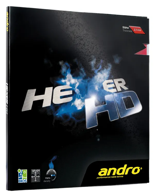 ANDRO Hexer HD Tischtennisbelag Spin präzise