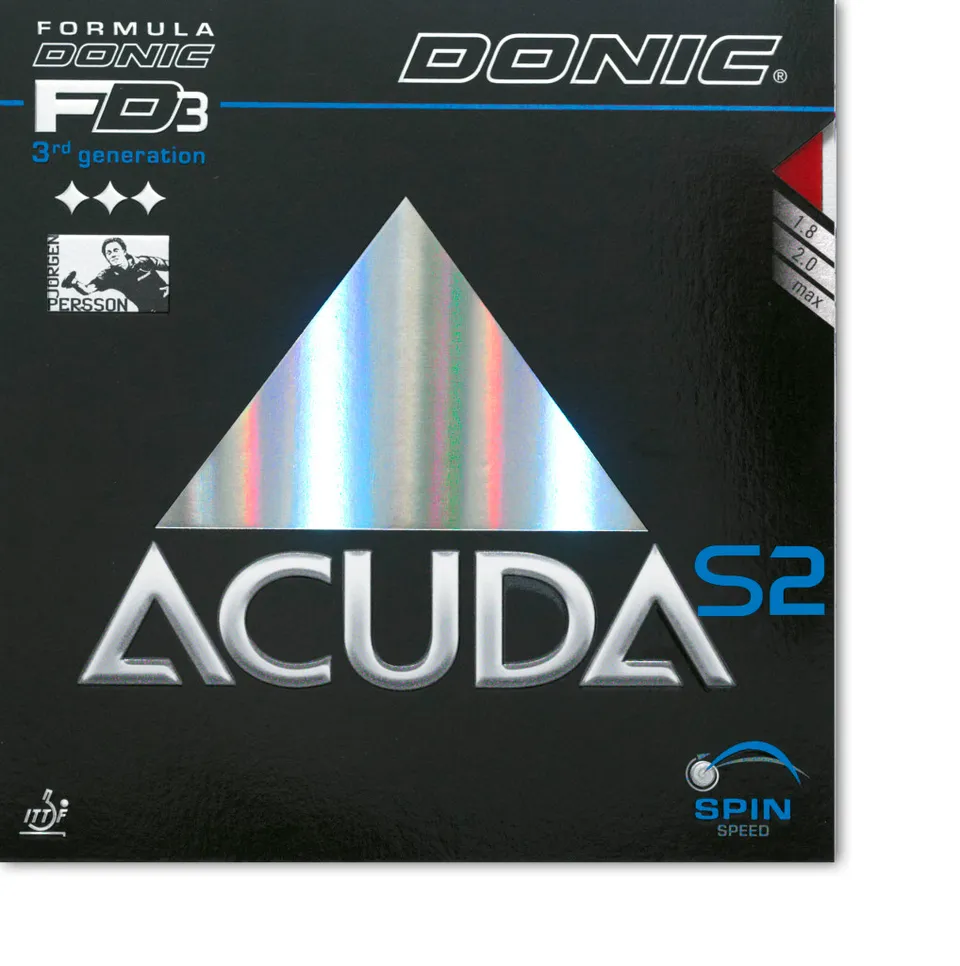 Donic Acuda S2 Belag mittelweich spinoptimiert schnell