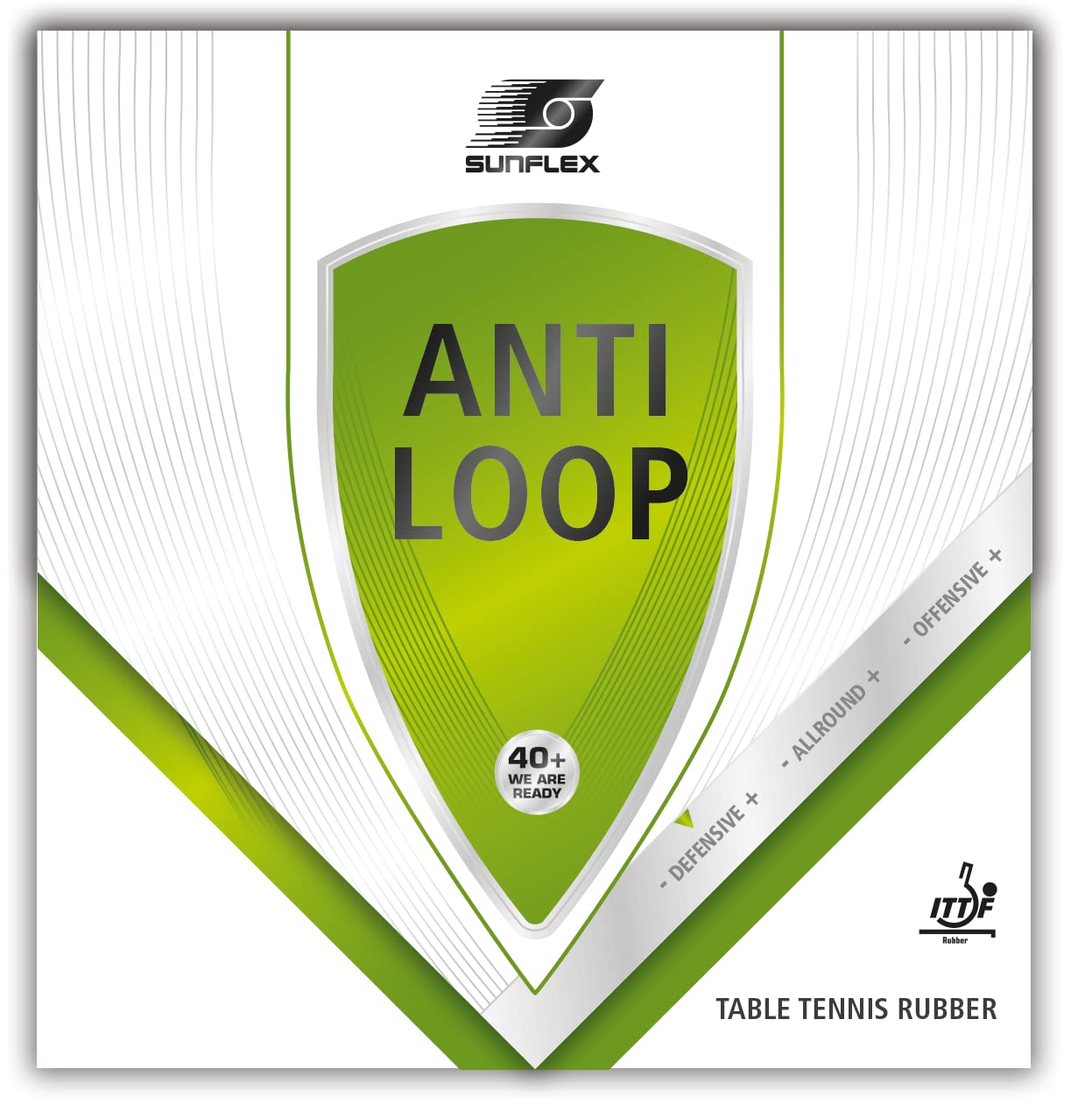 sunflex Signature Line Antiloop Belag 1,2mm rot ITTF
