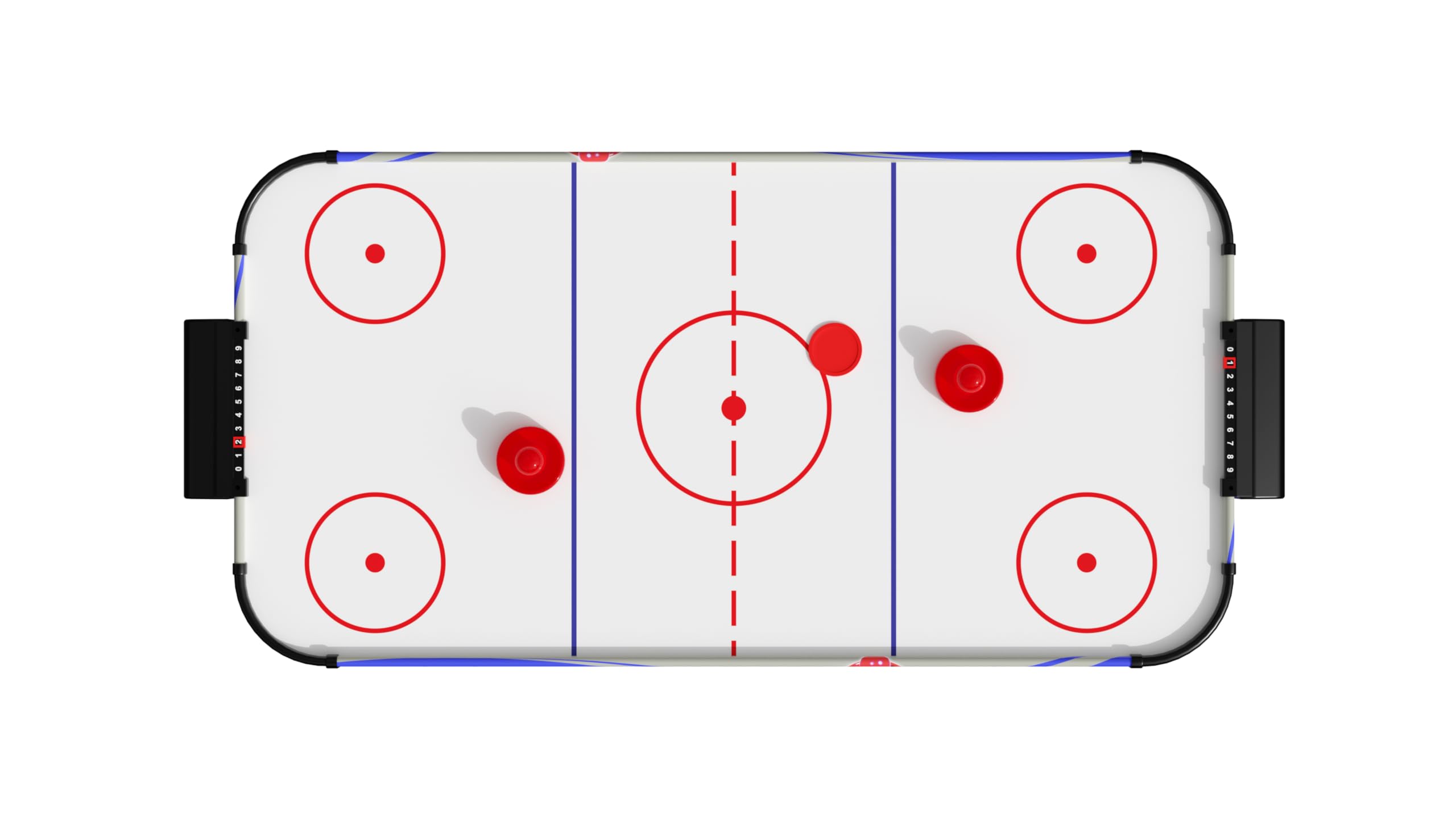 Carromco Crosscheck-XT Airhockey-Tisch Blau 136x61 cm