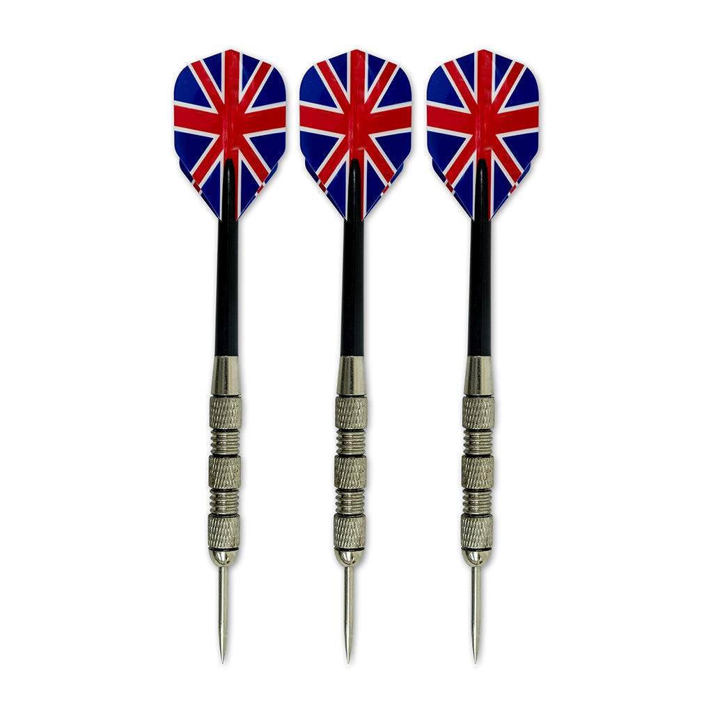 Carromco Superplay Dartscheibe Turniergröße mit 6 Darts