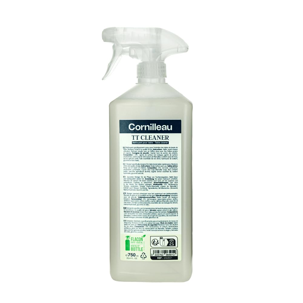 Cornilleau Tischtennisplatten-Reiniger 750 ml Indoor Outdoor