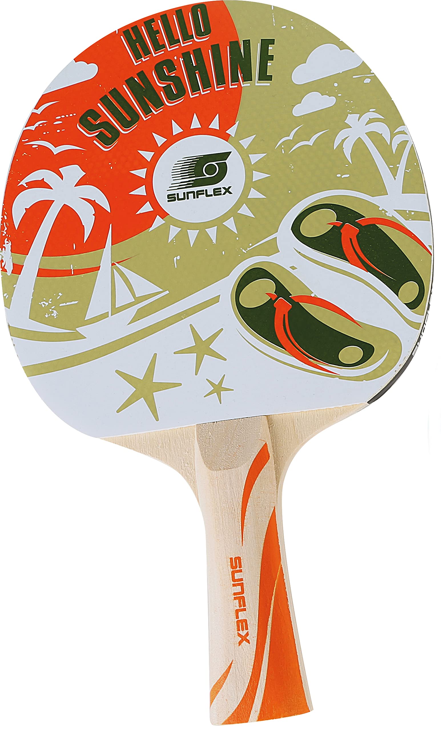 Sunflex Prime Lifestyle Tischtennis-Set 2 Schläger 3 Bälle Design