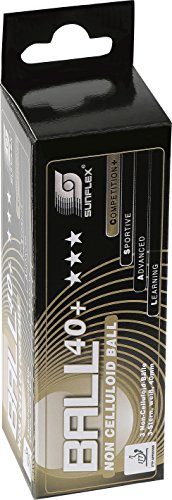 sunflex Color Comp 40+ 3 Star Tischtennisbälle 3er Bunt