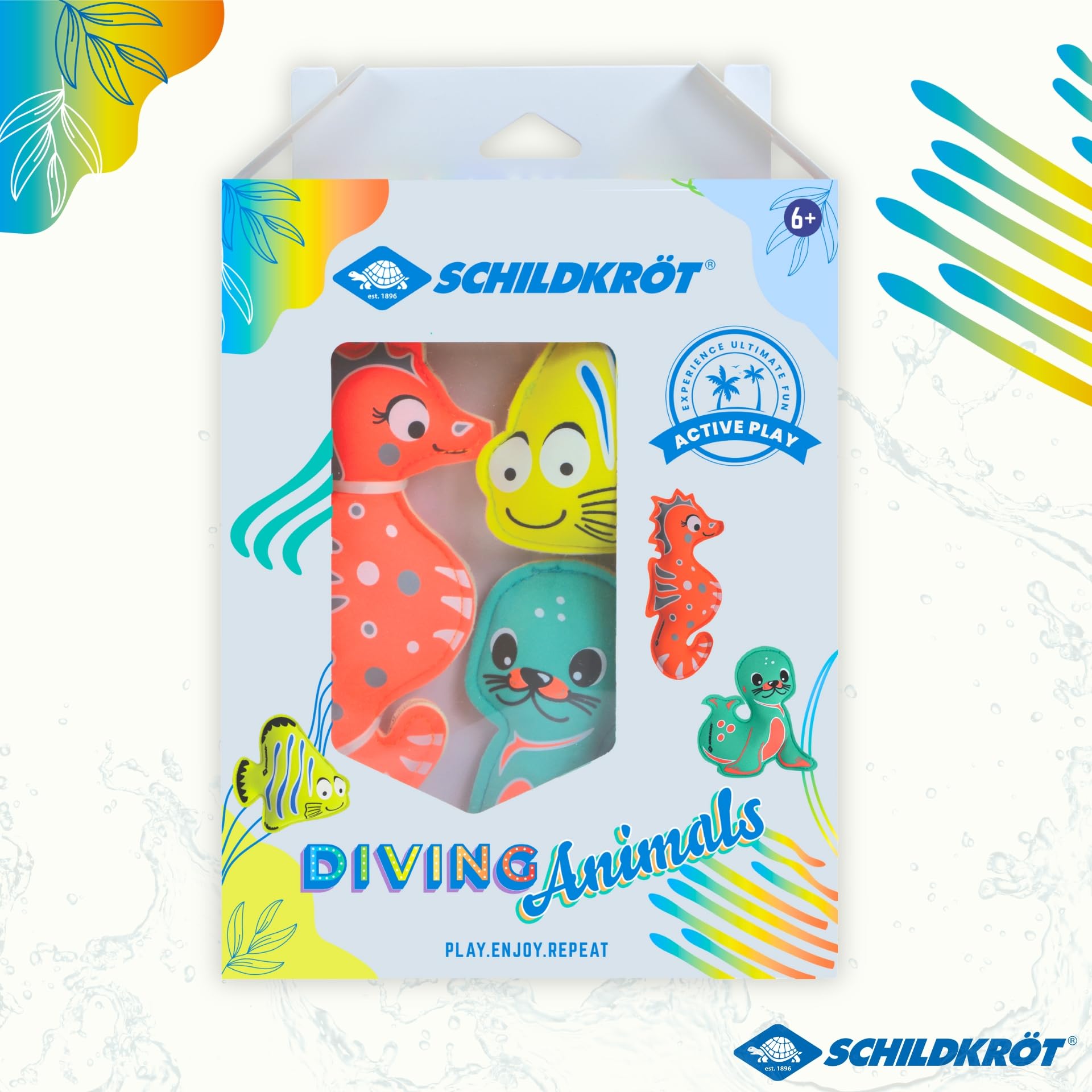Schildkröt Outdoor Neopren Tauchtiere 3er Set Seelöwe Tauchspiel