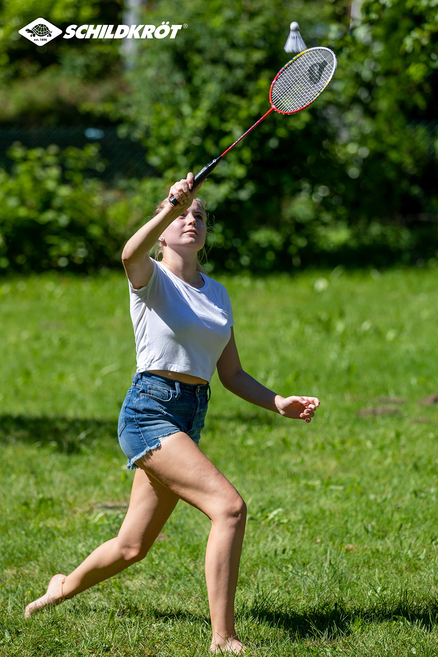 Schildkröt Outdoor Federball Set 2-Player Badmintonset Hülle