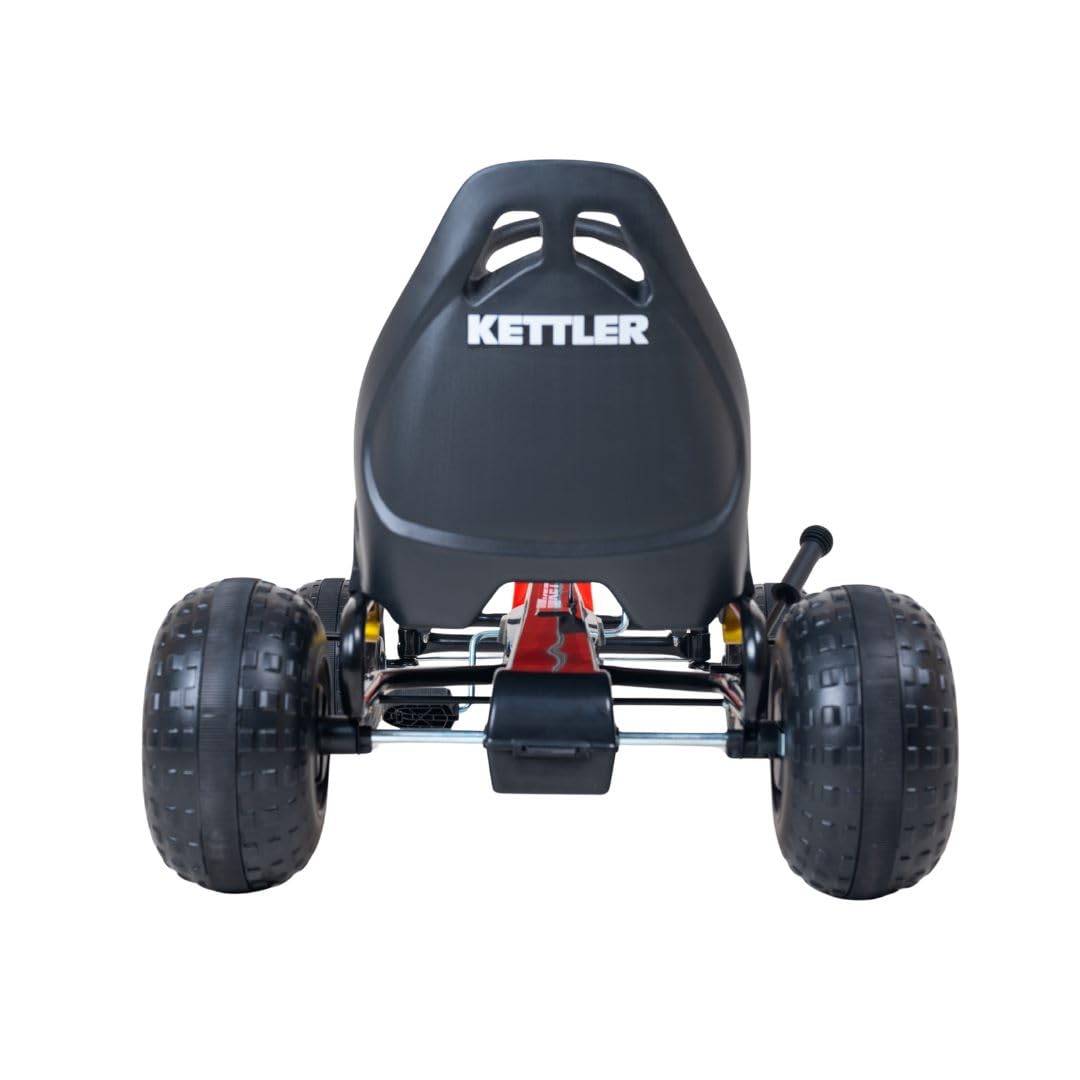KETTLER Kettcar Turbo Go-Kart rot Handbremse Kunststoffreifen
