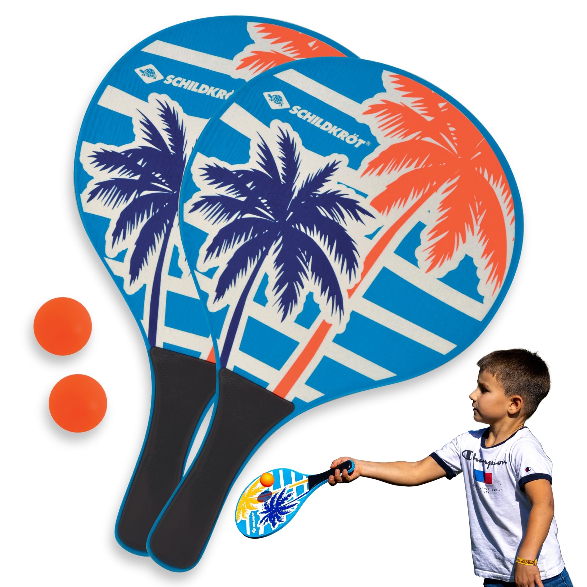 Schildkröt Outdoor Beach Paddle Ball Set Ocean 2er