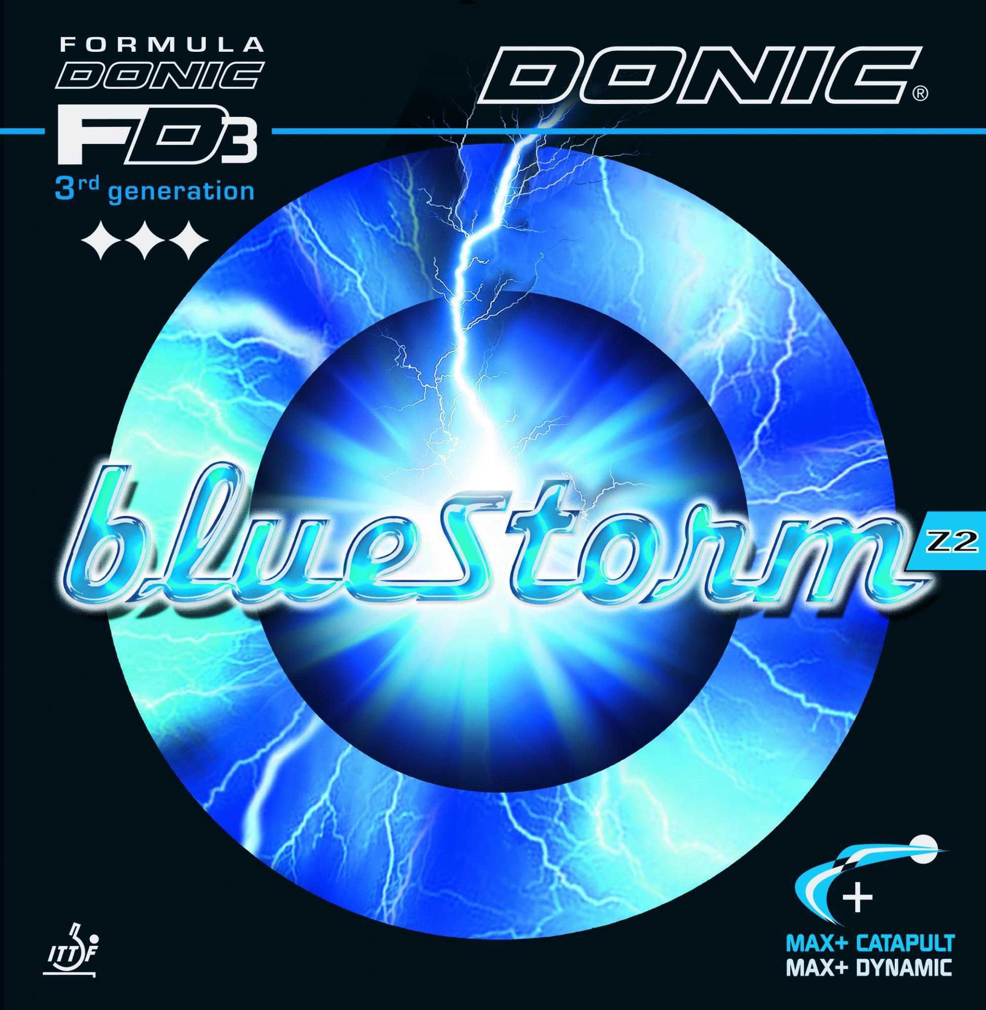 DONIC Bluestorm Z2 Tischtennisbelag Angriff max+