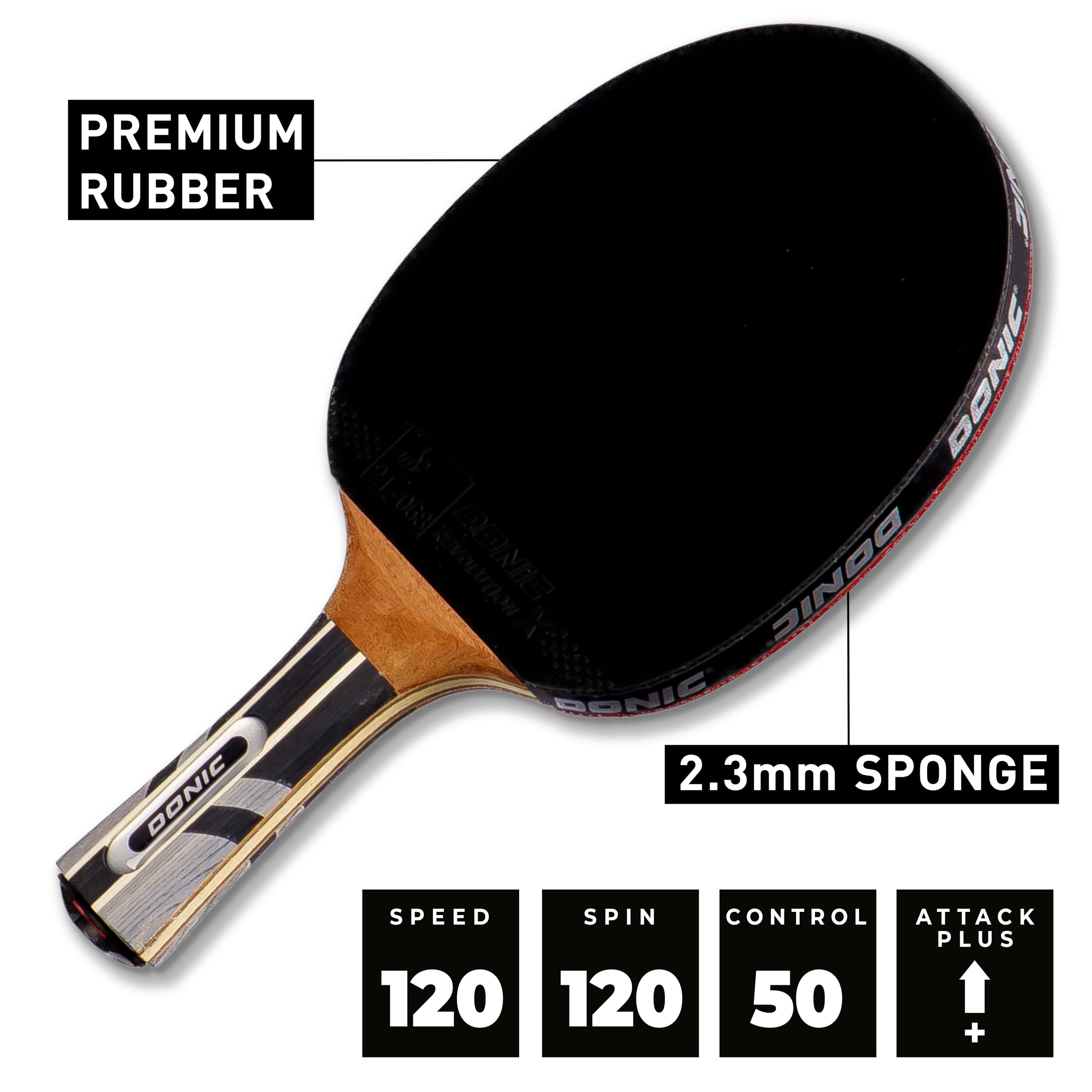 Schildkröt Waldner 5000 Tischtennisschläger Carbon 2,3mm ABP