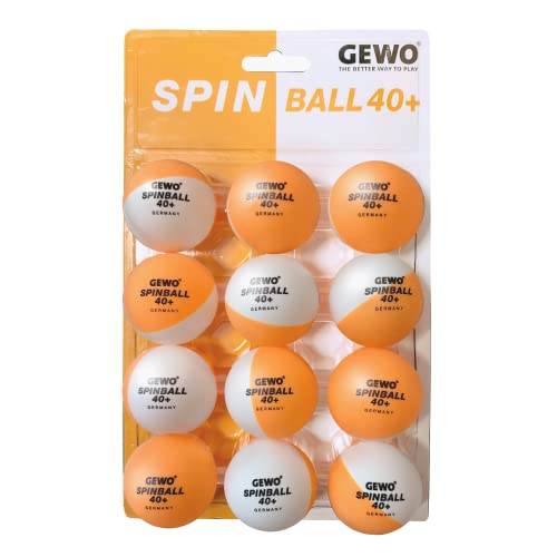 GEWO Ultra SLP Spinballs Tischtennisbälle 40+ 12 Stück