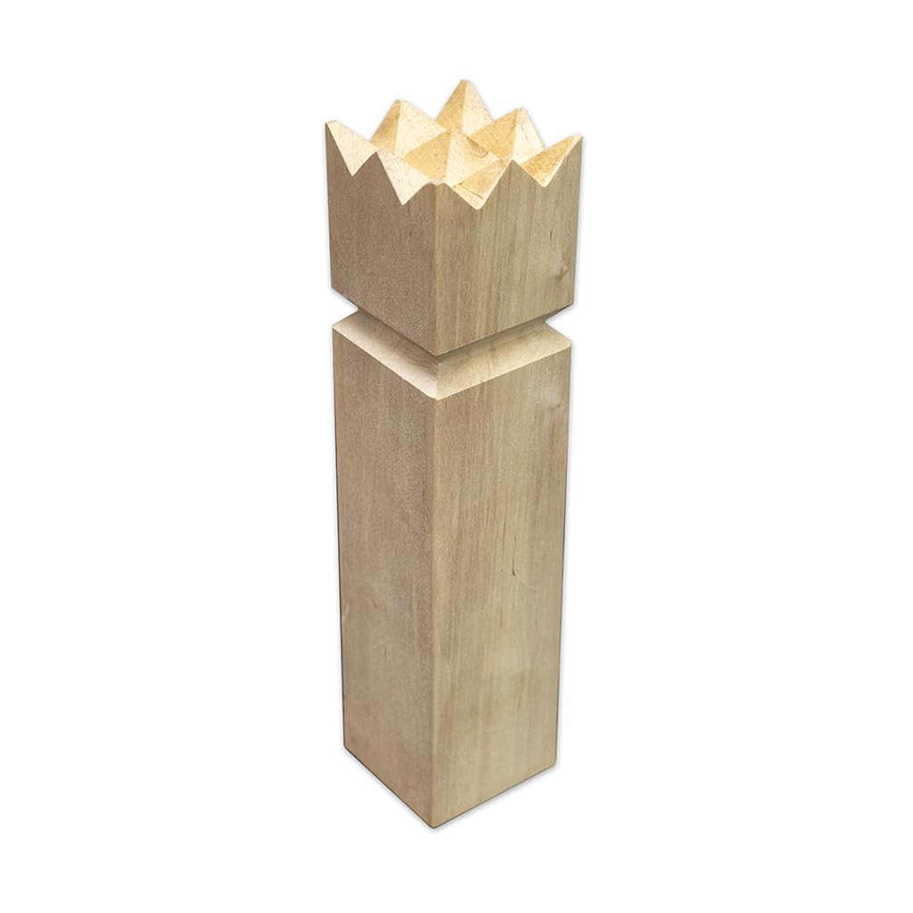 Carromco Kubb Wikingerschach Set Birkenholz mit Tasche