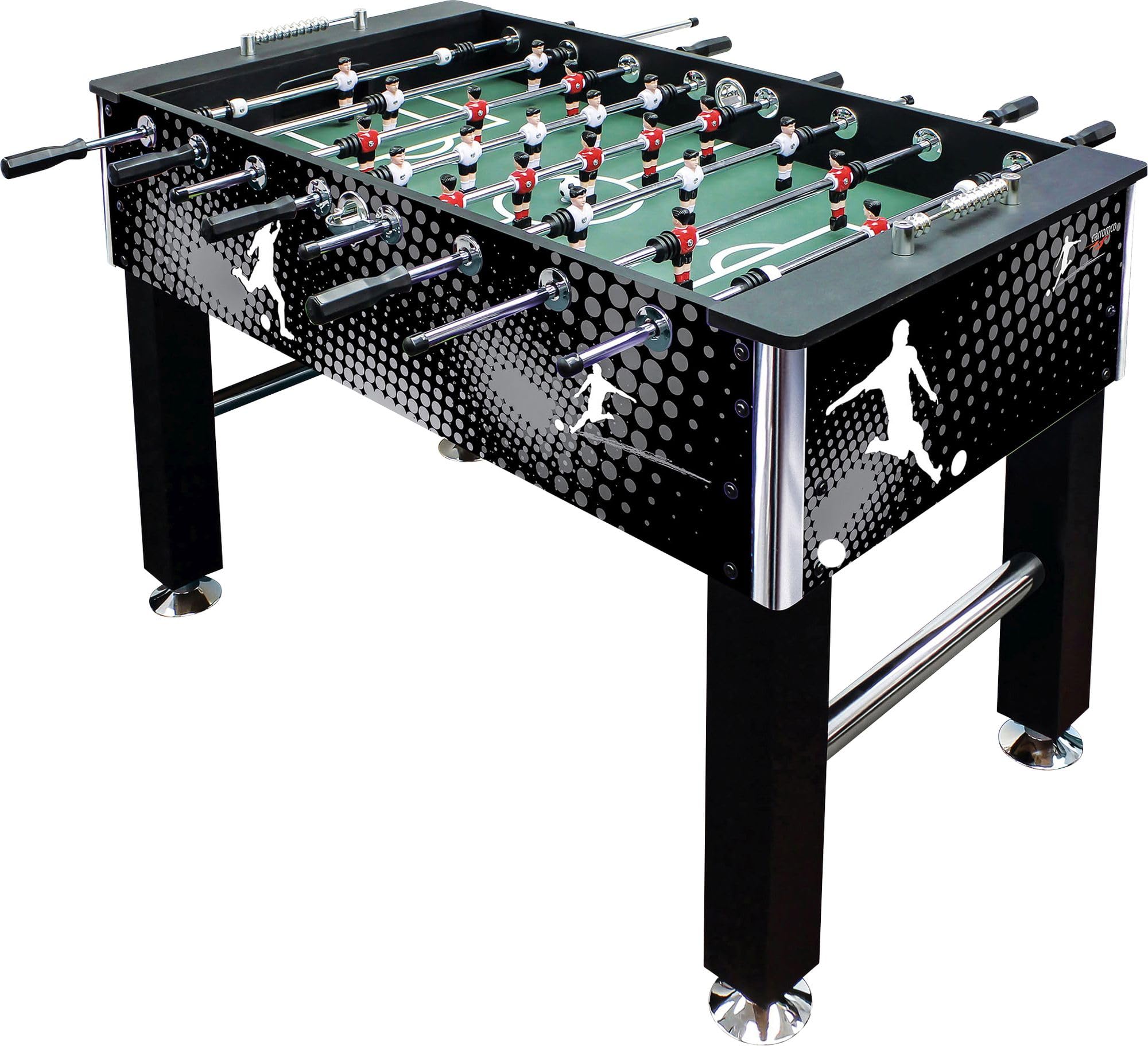 Carromco Black-Vitesse-XT Kickertisch Foosball 146x84 cm