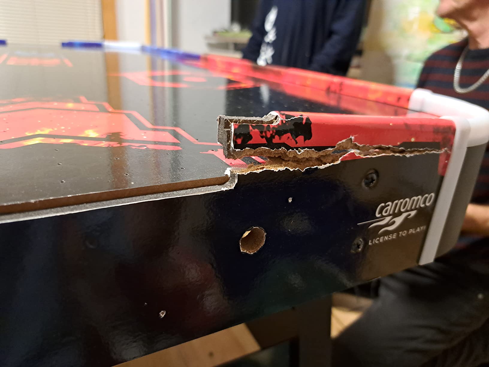 Carromco Aurora-XT Airhockeytisch 146cm LED mit Gebläse