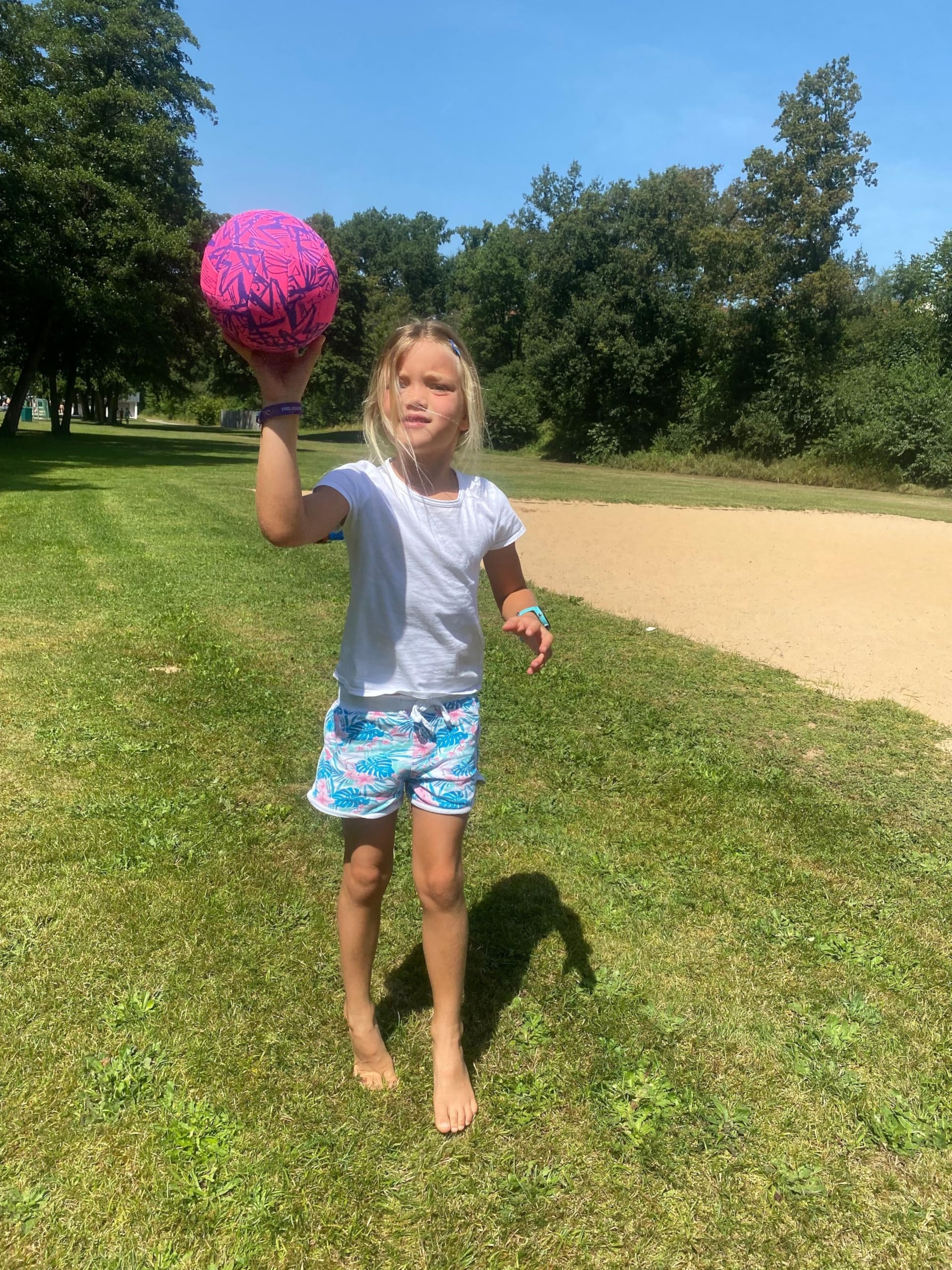 Sunflex Funky Beachball Größe 3 Gelb – Neopren Volleyball