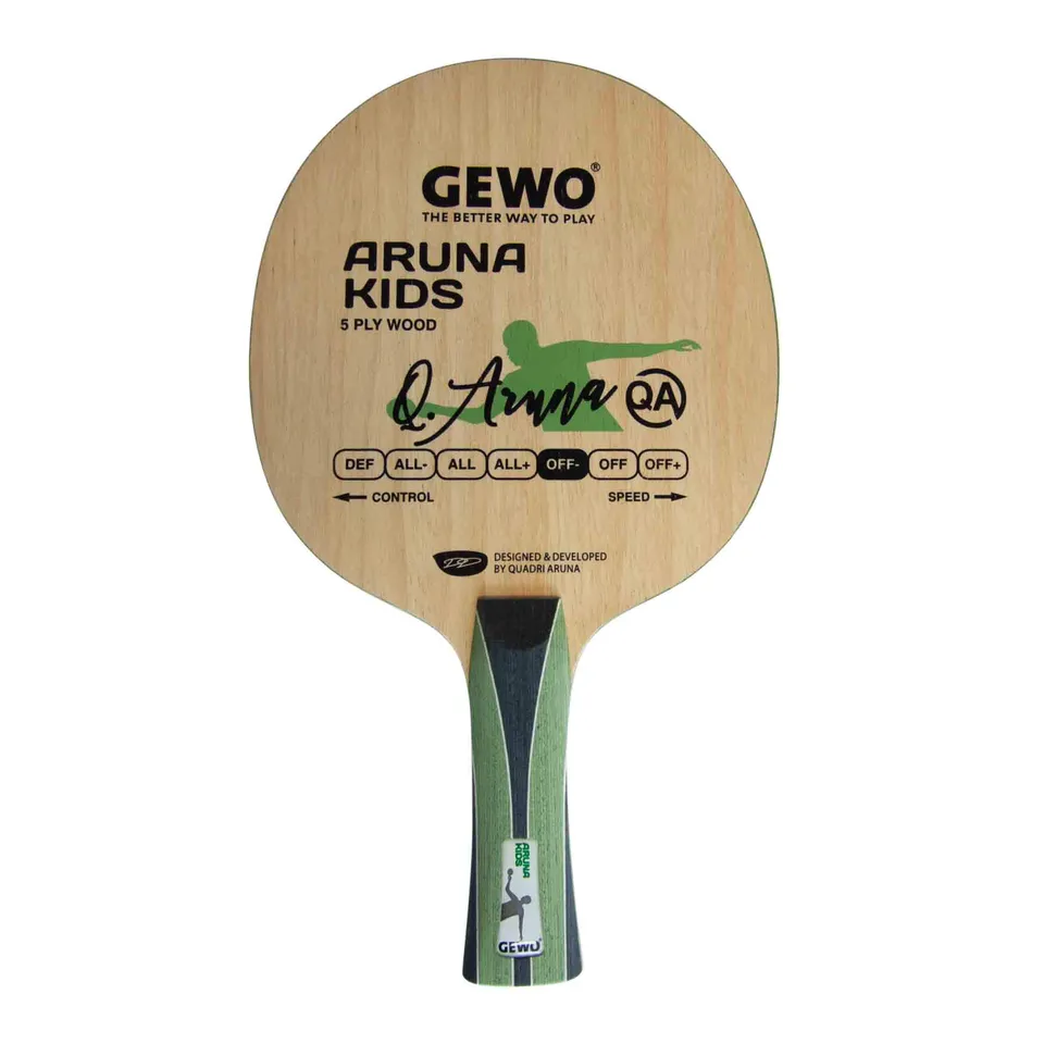 GEWO Aruna Kids Tischtennisholz anatomisch Off-