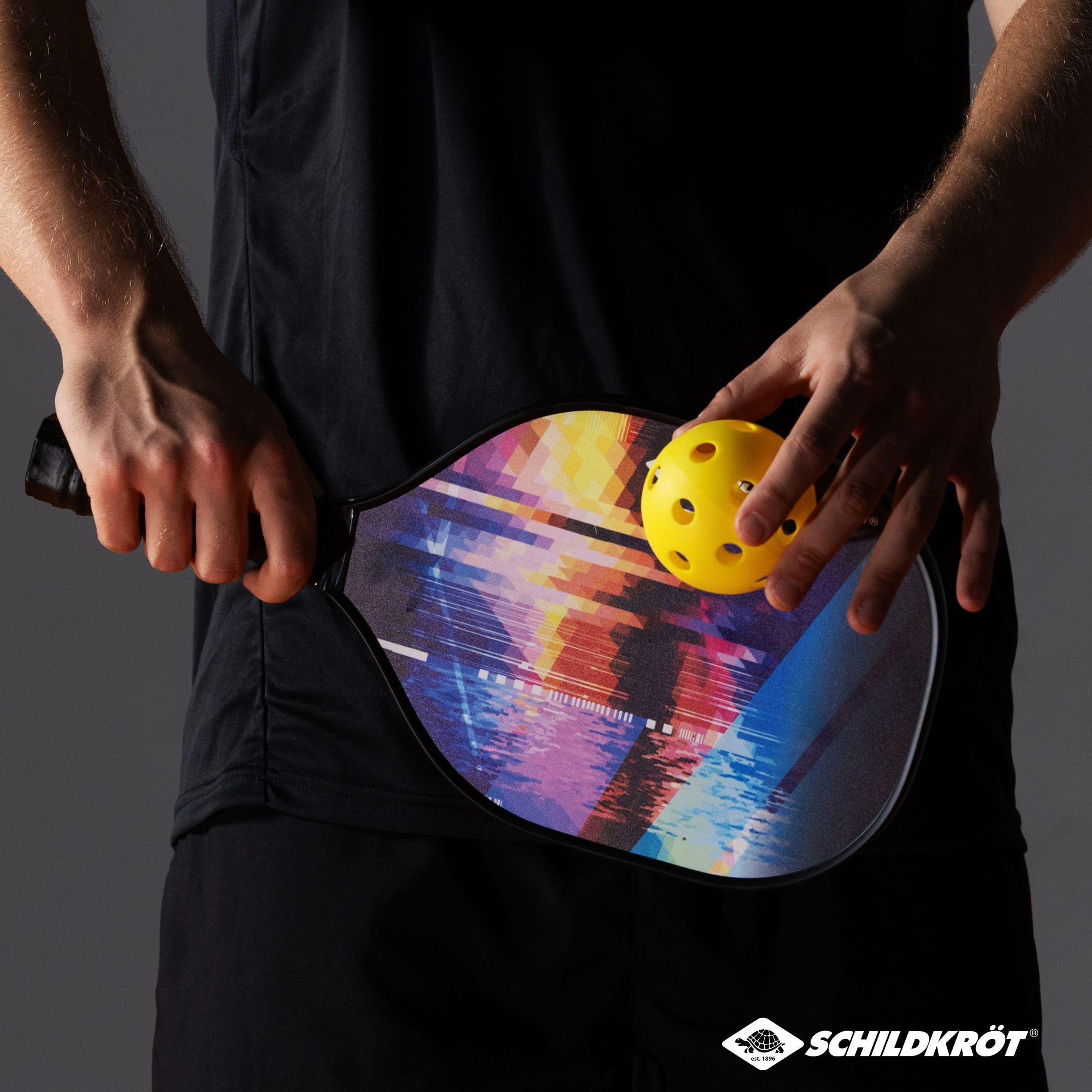 Schildkröt Outdoor Pickleball Set 2 Schläger 2 Bälle Holz