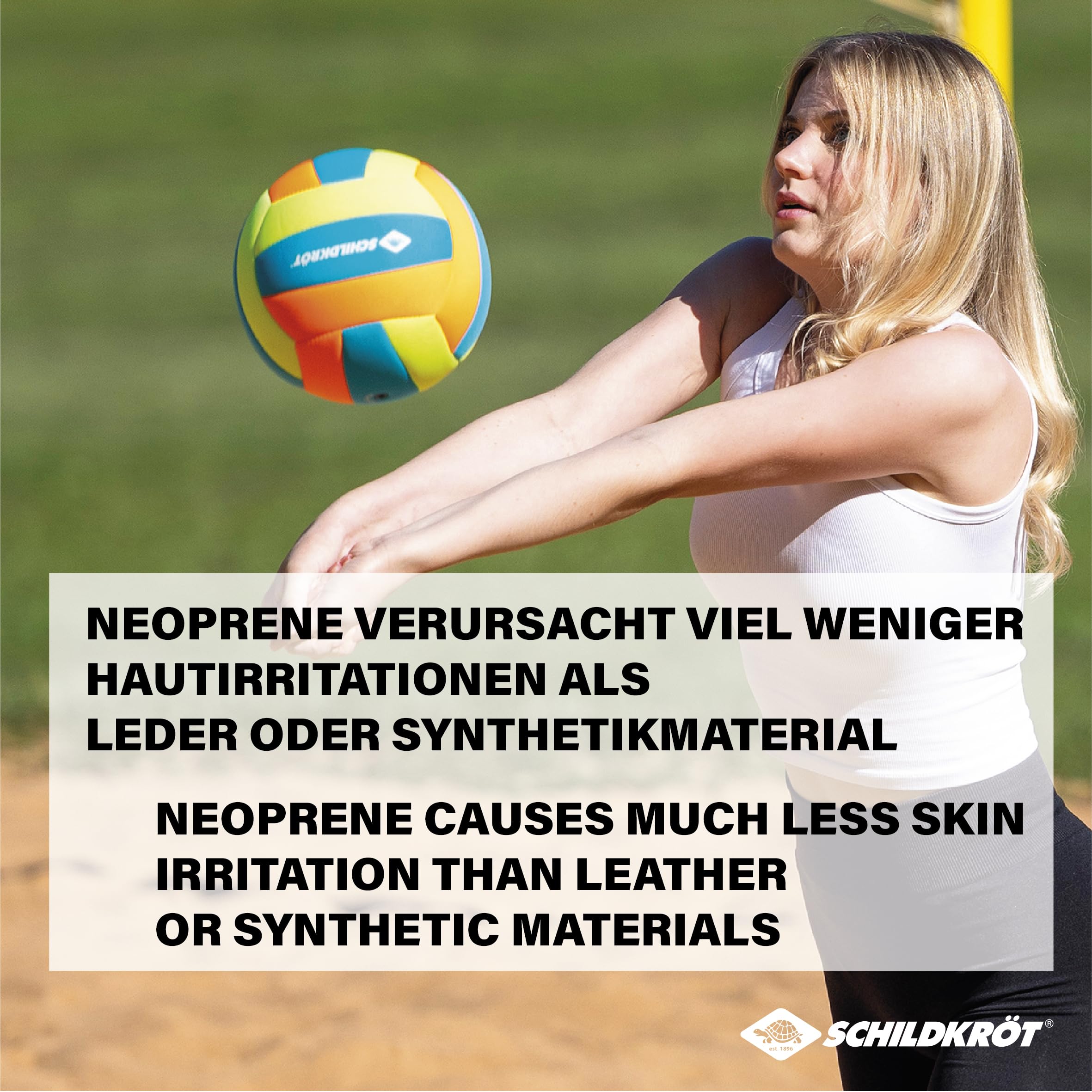 Schildkröt Outdoor Beachball Tropical Neopren 21 cm Gr. 5