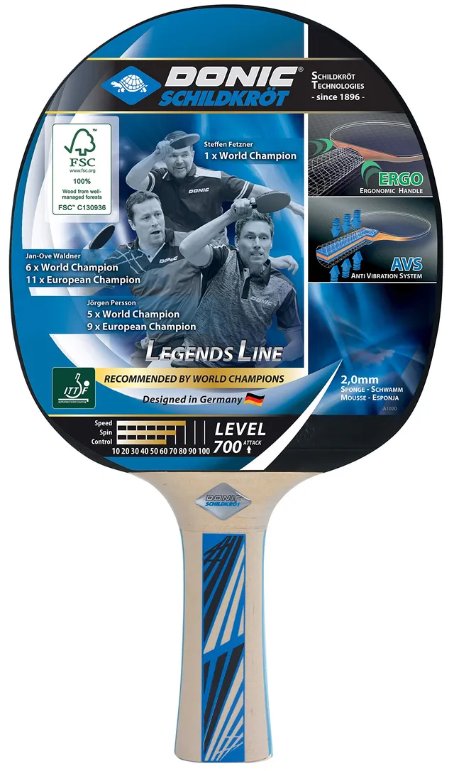 Schildkröt Legends 700 Tischtennisschläger Avantgarde 2,0mm
