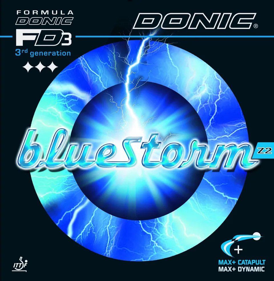 DONIC Bluestorm Z2 Tischtennisbelag Angriff max+