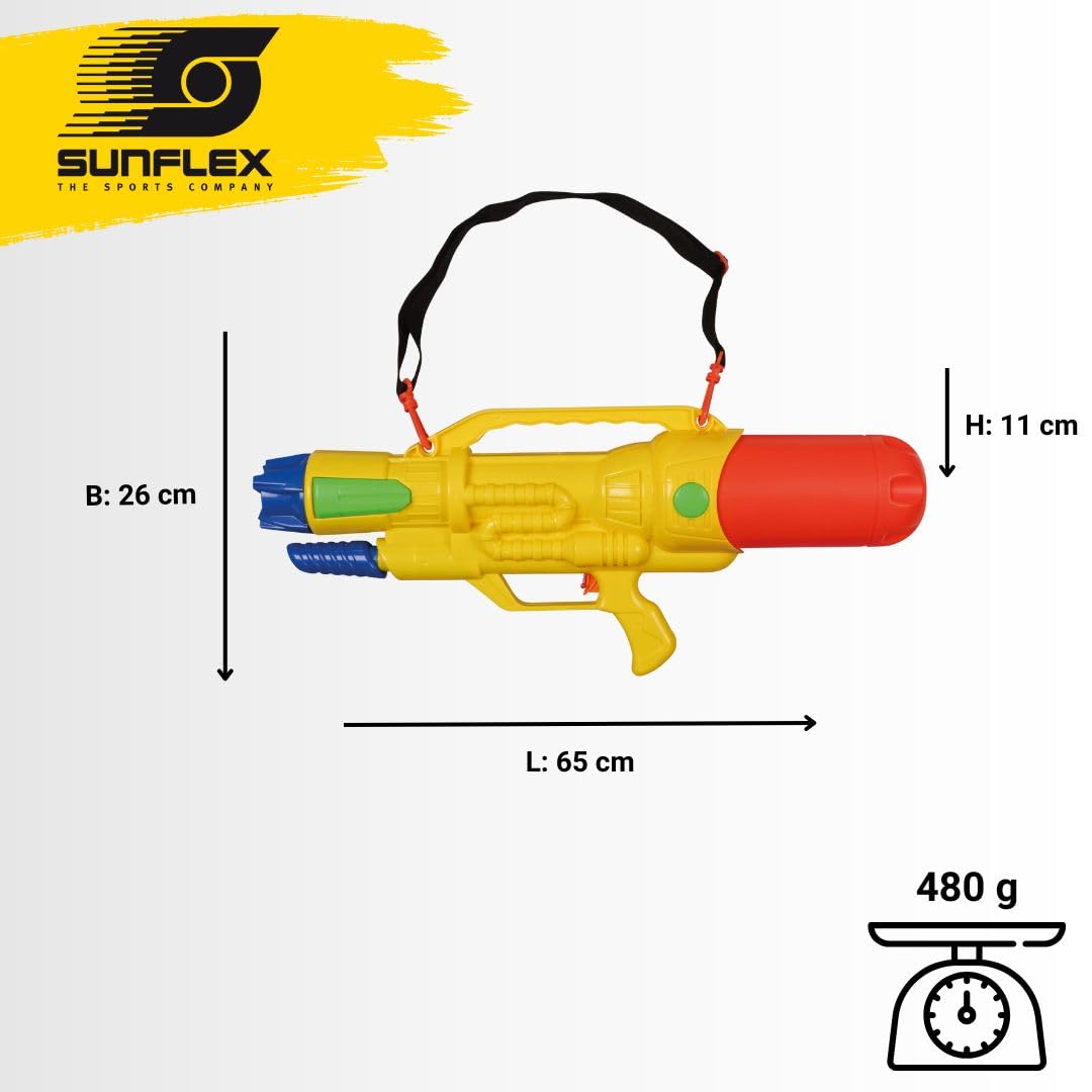 Sunflex Action Pro Waver Wasserpistole Gelb 1900ml 15m