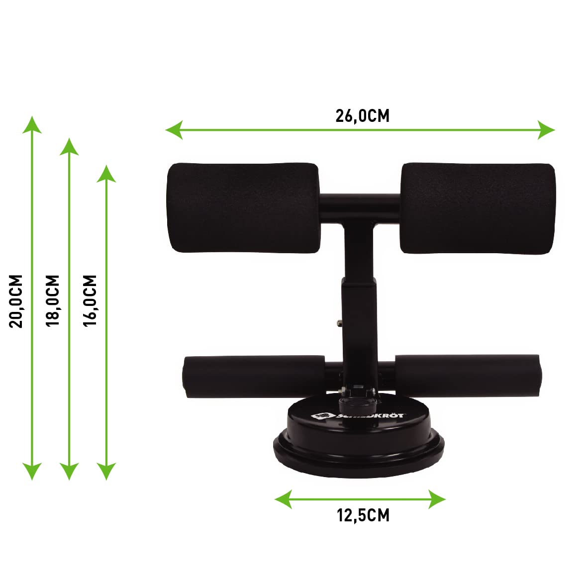 Schildkröt Outdoor Sit-Up Trainer Bauchtrainer Saugnapf