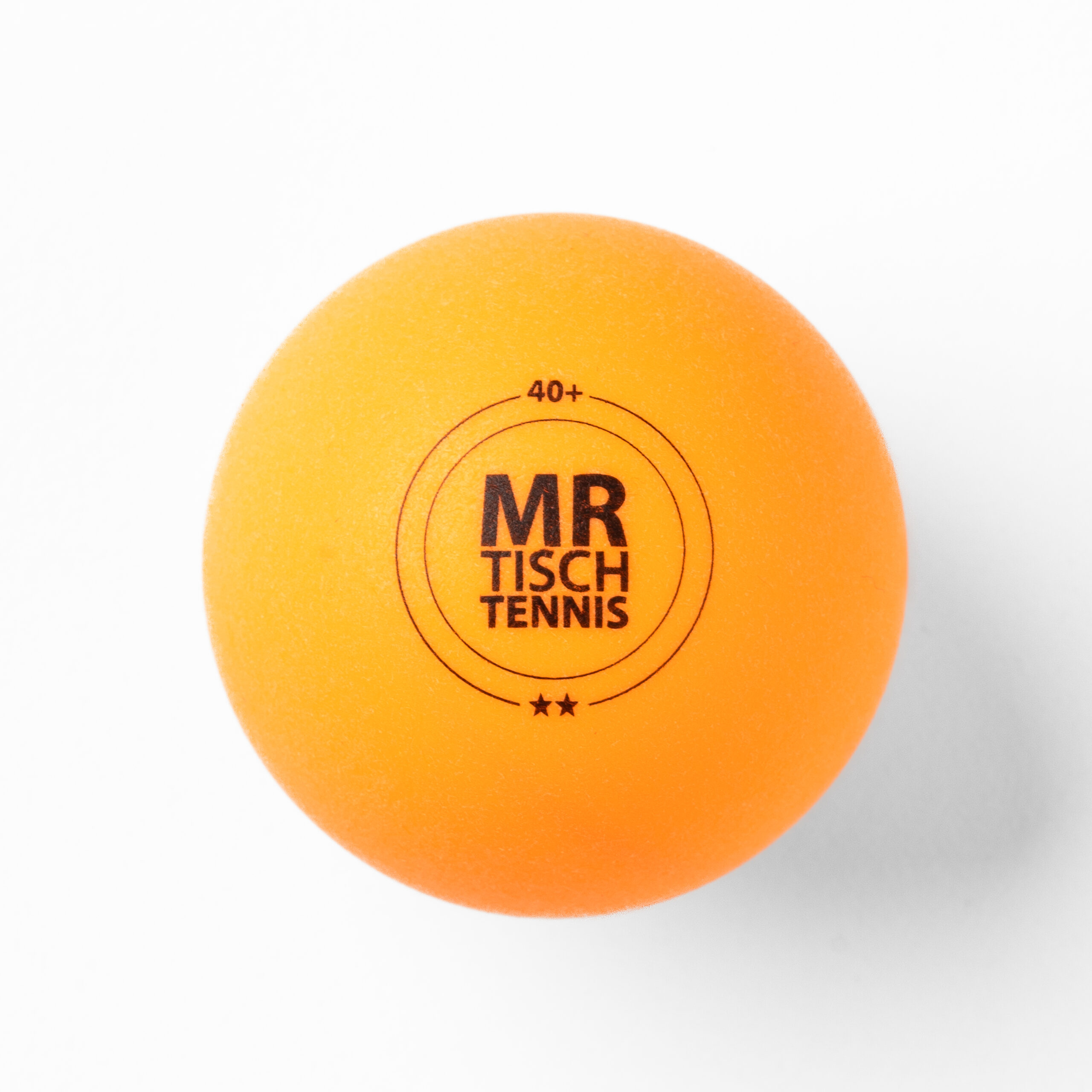 Mr. Tischtennis 40+ Bälle orange 6 Stück 2 Sterne