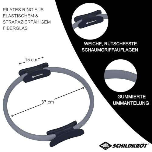 Schildkröt Outdoor Pilates Ring 37 cm Fitnessring grün grau