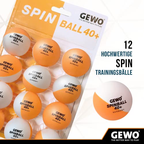 GEWO Ultra SLP Spinballs Tischtennisbälle 40+ 12 Stück