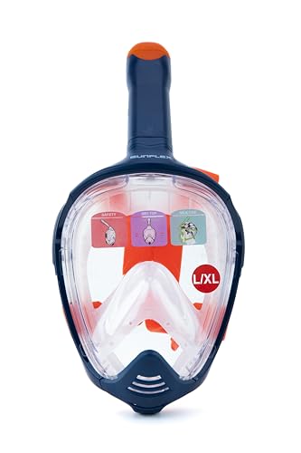 Sunflex Action Pro Kraken Schnorchelmaske L/XL Vollmaske