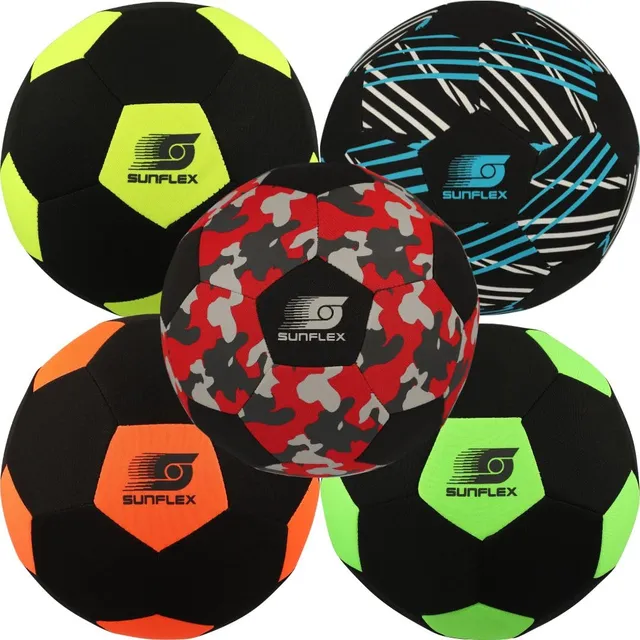 Sunflex Action Pro Fußball Neopren rot-schwarz 23cm