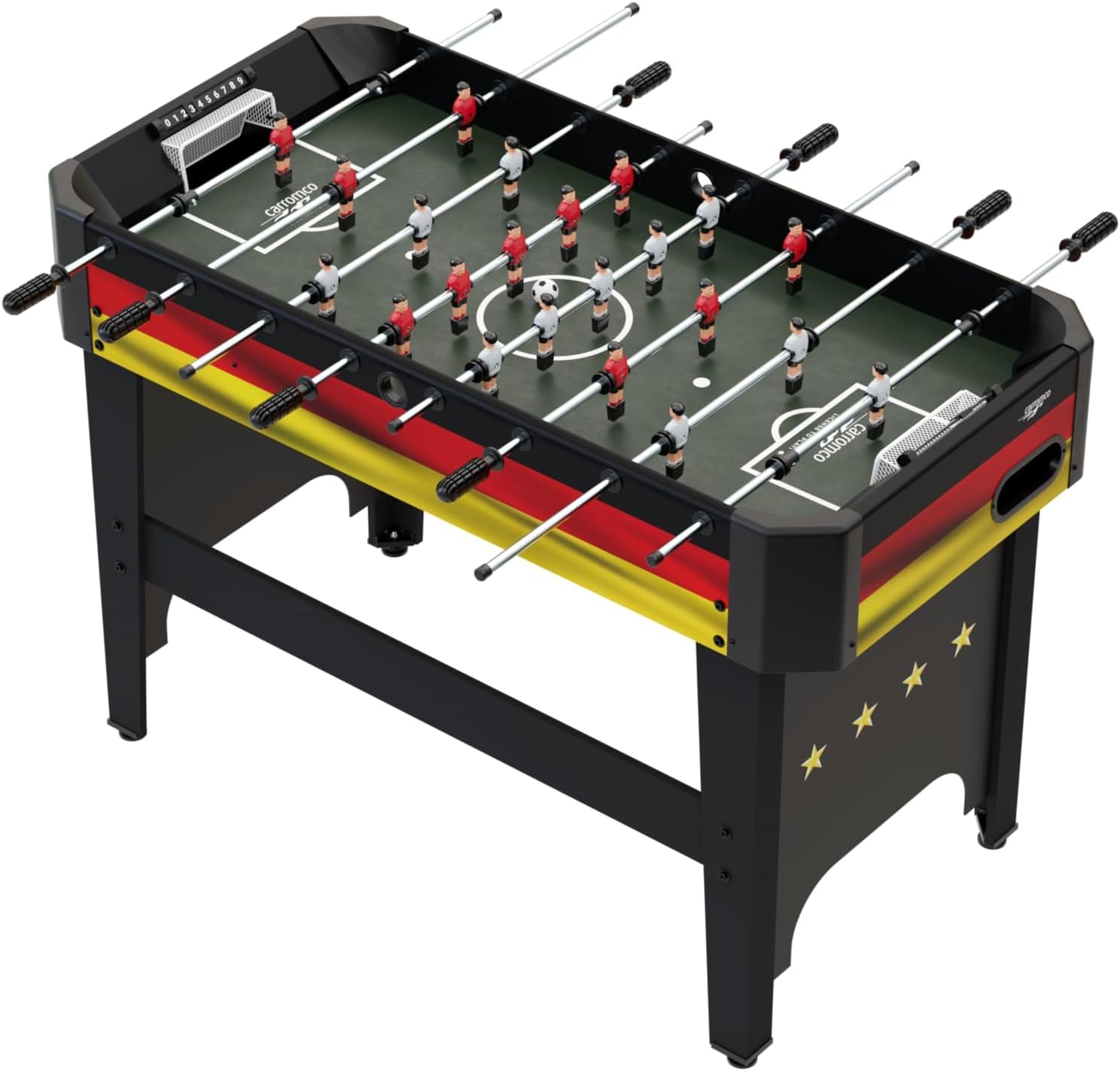 Carromco Deutschland-XT Kickertisch 121cm 22 Spieler 4 Bälle